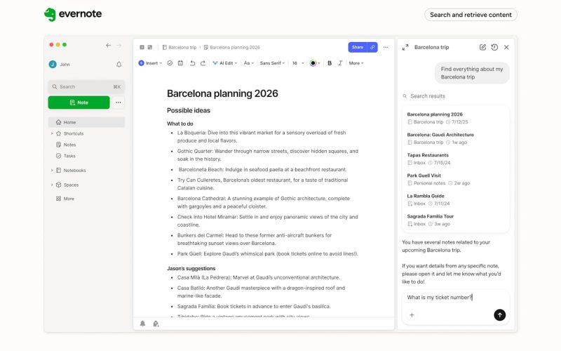 evernote’s-biggest-update-since-2020-goes-all-in-on-ai